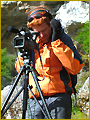 Brink 15 | Ben filming outside of Cueva del Milidon | Patagonia | Chile