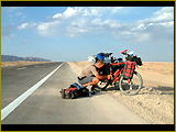 Brink 6 [PED] | Broken bicycle frame on the edge of the Dasht - e - Kavir Desert | Iran