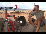Brink 5 [PED] | Kendon making a satellite phone call about the broken bicycle frame | Iran
