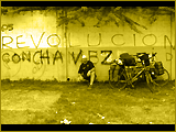 Brink 11 | Kendon in front of pro Chavez graffiti | Caracas | Venezuela