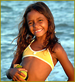 Spirit 13 | Thiayna playing cricket on the beach| Recife | Brazil